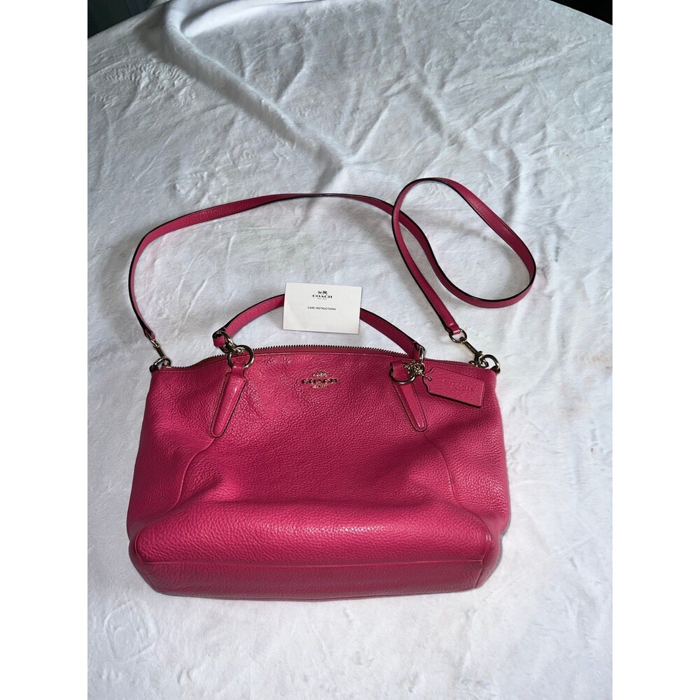 Crossbody small Kelsey, dark pink satchel/crossbody